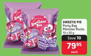 Sweetie Pie Party Bag Monster Rocks-10 x 30g Each