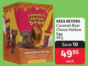 Kees Beyers Caramel Bear Choco Hollow Egg-90g Each