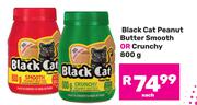 Black Cat Peanut Butter Smooth Or Crunchy-800g Each