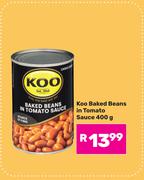 Koo Baked Beans In Tomato Sauce-400g