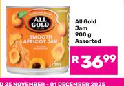 All Gold Jam Assorted-900g