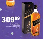 Johnnie Walker Black Label Blended Scotch Whisky-750ml