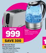 Bennett Read Classique Kettle & Satin Silk Toaster Pack 