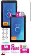 2 x Alcatel 1T Tablet-On My Gig 1 + On Promo 1GB