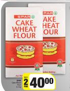 Spar Cake Wheat Flour-For 2 x 2.5Kg
