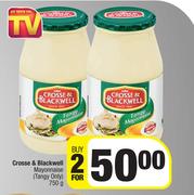 Crosse & Blackwell Mayonnaise (Tangy Only)-For 2 x 750g