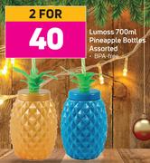 Lumoss 700ml Pineapple Bottles Assorted-For 2