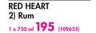 Gold Heart Red Heart Rum-750ml