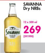Savanna Dry NRBs-12 x 500ml