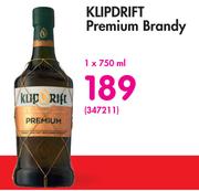 Klipdrift Premium Brandy-750ml