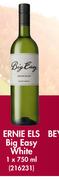 Ernie Els Big Easy White-750ml Each