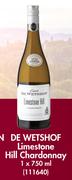 De Wetshof Limestone Hill Chardonnay-750ml Each