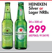 Heineken Silver Or Lager NRBs-24 x 330ml