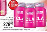 Primal CLA 270 Softgel Capsules