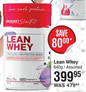 Biogen Lean Whey Assorted-640g