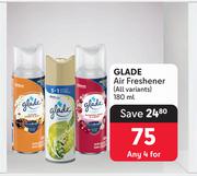 Glade Air Freshener (All Variants)-For 4 x 180ml