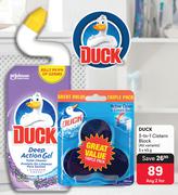 Duck 3 In 1 Cistern Block (All Variants)-3 x 45g