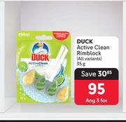 Duck Active Clean Rimblock (All Variants)-For 3 x 35g