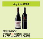 Beyerskloof Traildust Or Pinotage Reserve-For 2 x 750ml