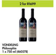 Vondeling Philosophie-For 2 x 750ml