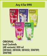 Original Iced Cocktails (All Variants)-For 4 x 300ml