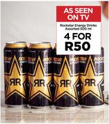 Rockstar Energy Drinks Assorted-For 4 x 500ml