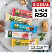 Jungle Energy Bars Assorted-For 5 x 40g