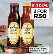 Mrs.Ball's Chutney Assorted-For 2 x 470g