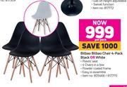 Bilbao Bilbao Chair Black Or White-4's Per Pack