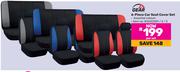 1st Gear 6 Piece Car Seat Cover Set-Per Set