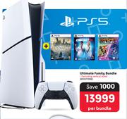 PS5 Ultimate Family Bundle Excluding Vertical Stand-Per Bundle