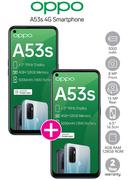 2 x Oppo A53s 4G Smartphone-On Smart XS+ Plus Free On Promo 65