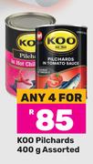 Koo Pilchards Assorted-For Any 4 x 400g
