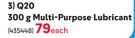 Q20 Multi-Purpose Lubricant-300g Each