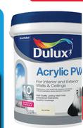 Dulux Acrylic PVA (Standard Colours)-20Ltr