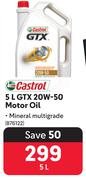 Castrol GTX 20W-50 Motor Oil-5Ltr