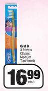 Oral B 3 Effects Classic Medium Toothbrush-Each