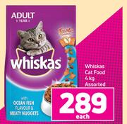 Whiskas Cat Food Assorted-4Kg Each