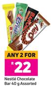 Nestle Chocolate Bar Assorted-For 2 x 40g