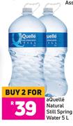 Aquelle Natural Still Spring Water-For 2 x 5L