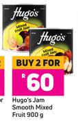 Hugo's Jam Smooth Mixed Fruit-For 2 x 900g