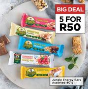 Jungle Energy Bars Assorted-For 5 x 40g