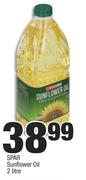 Spar Sunflower Oil-2Litre