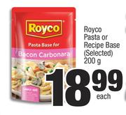 Royco Pasta Or Recipe Base-200g Each