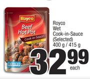 Royco Wet Cook In Sauce-400g/ 415g Each