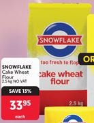 Snowflake Cake Wheat Flour-2.5Kg Each