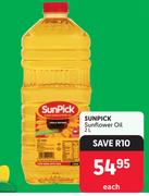 Sunpick Sunflower Oil-2L Each