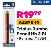 Staedtler Triplus Jumbo Pencil HB 2 BI