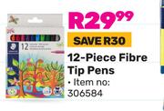 Staedtler 12 Piece Fibre Tip Pens