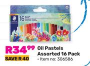 Staedtler Oil Pastels Assorted 16 Pack